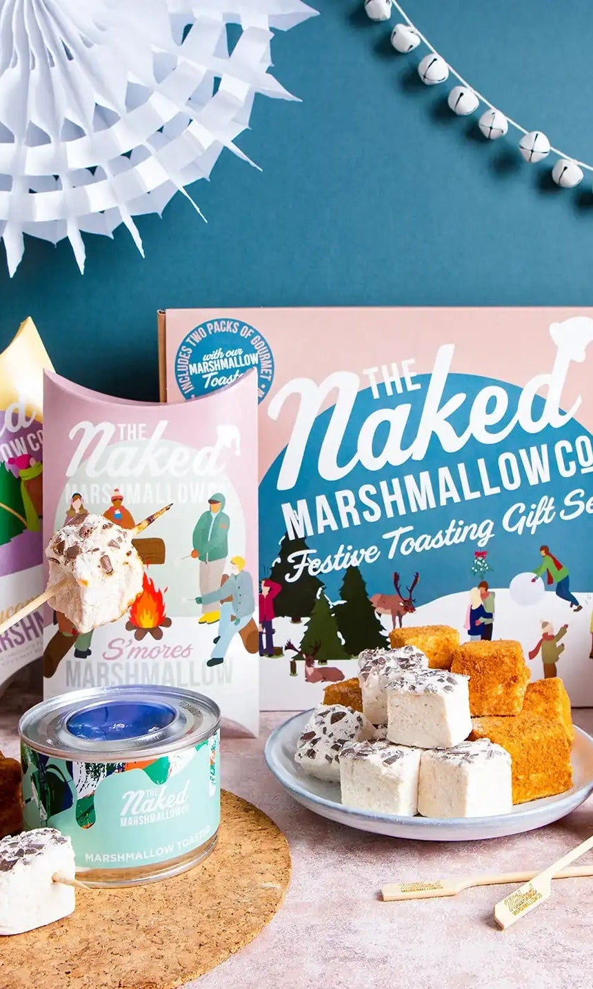 Marshmallow Festive Toasting Gift Set by Naked Marshmallow – Gifts – Cinnamon Churro | Spoiled Brat UK