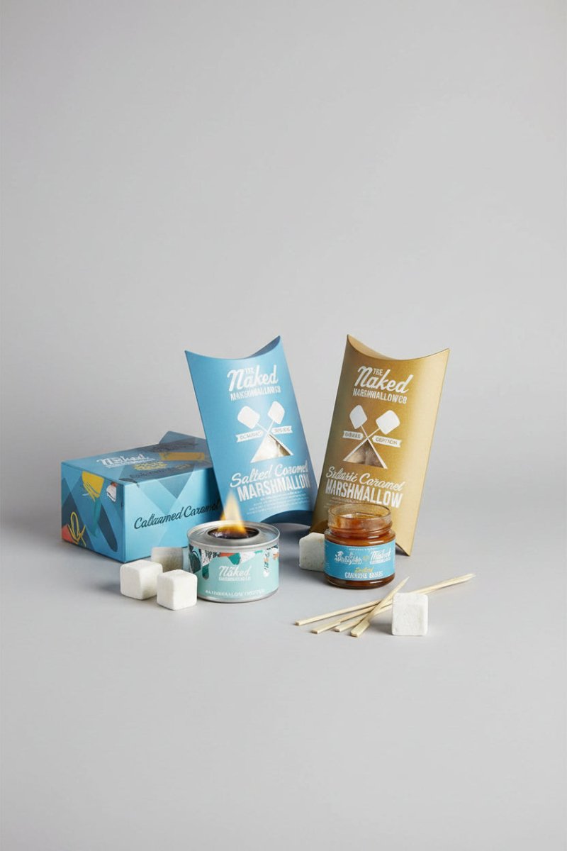 Shop Naked Marshmallow Salted Caramel Lovers Marshmallow Toasting Kit Gift Set Gifts for women – premium loungewear and festival fashion at Spoiled Brat