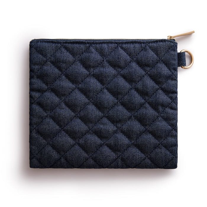 Shop Packed Party Packed Party Back to Fun Denim Everything Pouch Clutch Bag for women – premium loungewear and festival fashion at Spoiled Brat