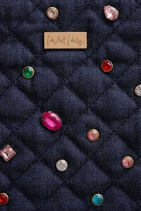 Shop Packed Party Packed Party Back to Fun Denim Everything Pouch Clutch Bag for women – premium loungewear and festival fashion at Spoiled Brat