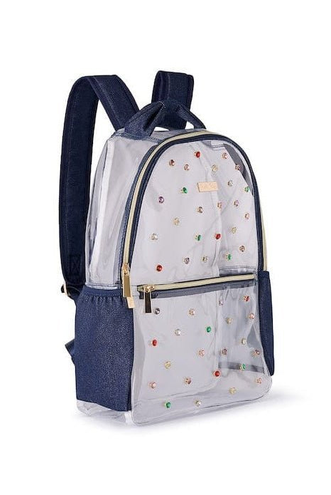 Shop Packed Party Packed Party Back to Fun Denim & Gems Backpack Backpack for women – premium loungewear and festival fashion at Spoiled Brat