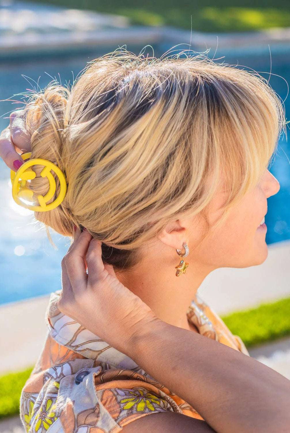 Shop Packed Party Packed Party Bring on The Smiles Claw Hair Clip Set Hair Clip for women – premium loungewear and festival fashion at Spoiled Brat