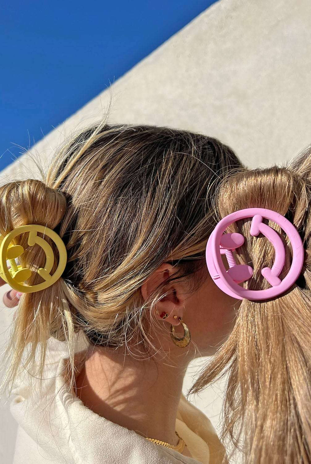 Shop Packed Party Packed Party Bring on The Smiles Claw Hair Clip Set Hair Clip for women – premium loungewear and festival fashion at Spoiled Brat