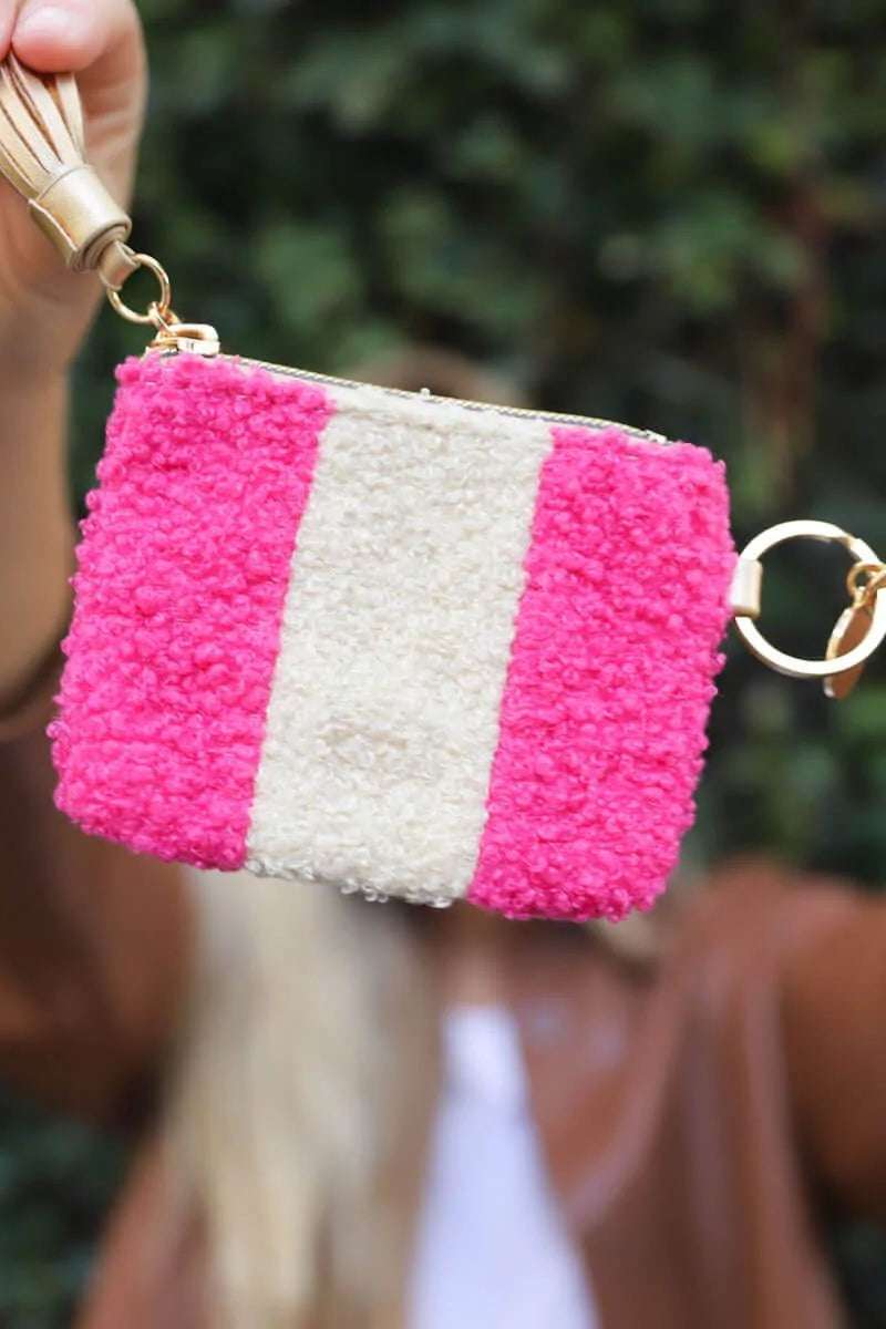 Packed Party Extra Cozy Mini Keychain Wallet by Packed Party – Clutch Bag – Cream | Spoiled Brat UK