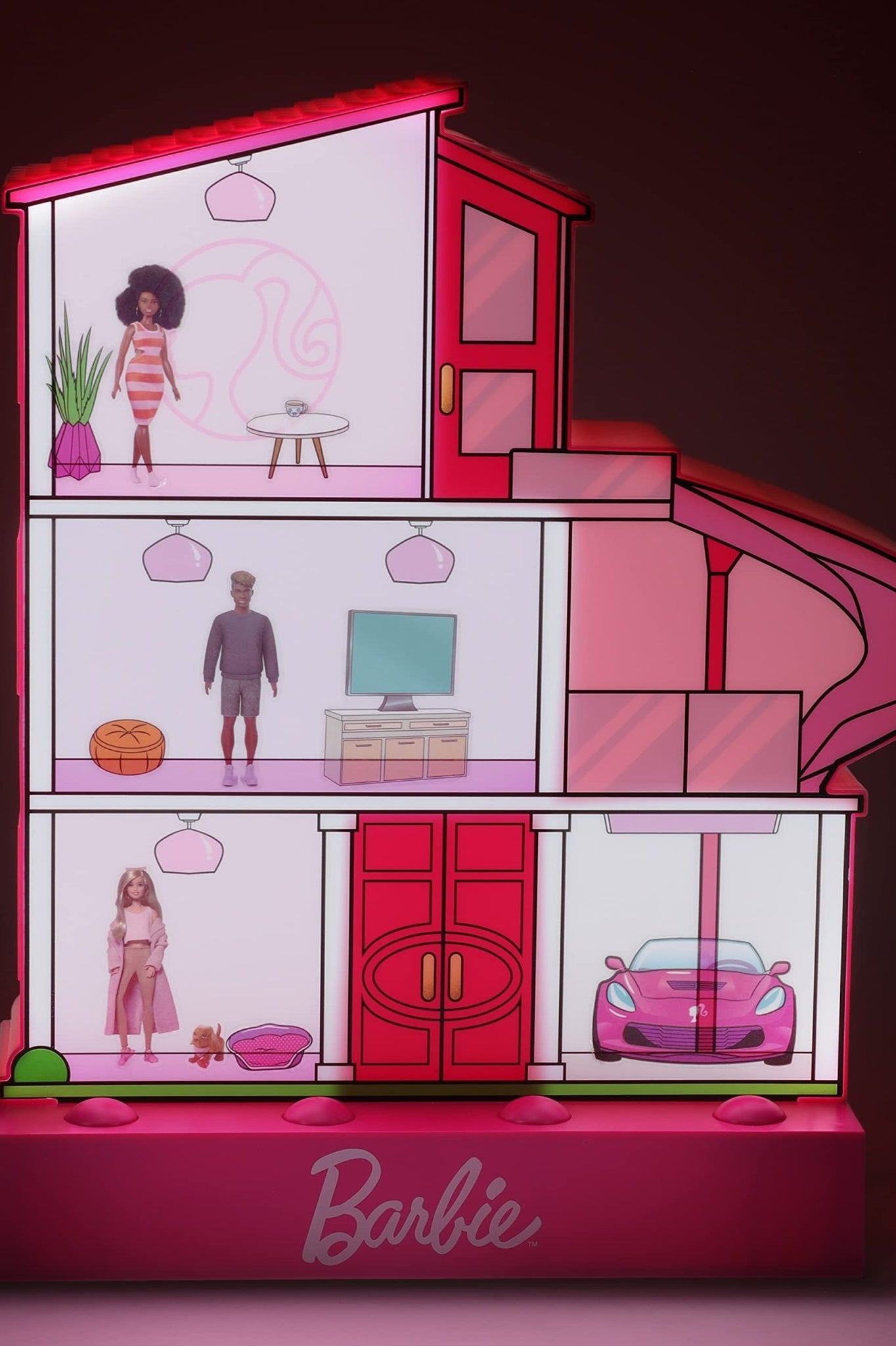 Shop Paladone Barbie Dreamhouse Light with Stickers Night Lamp for women – premium loungewear and festival fashion at Spoiled Brat