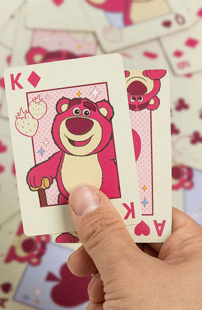 Shop Paladone Disney Lotso Toy Story Playing Cards In A Tin Travel Accessories for women – premium loungewear and festival fashion at Spoiled Brat
