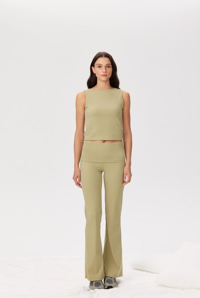 Shop Pixie and Peach Pixie & Peach Gina Flared Leggings Trousers for women – premium loungewear and festival fashion at Spoiled Brat
