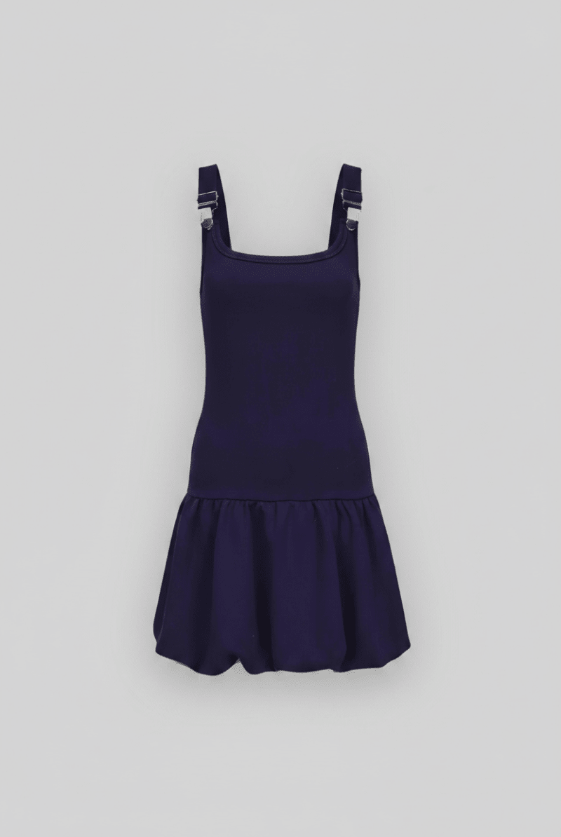 Shop Pixie and Peach Pixie & Peach Jean Buckle Dress Dress for women – premium loungewear and festival fashion at Spoiled Brat