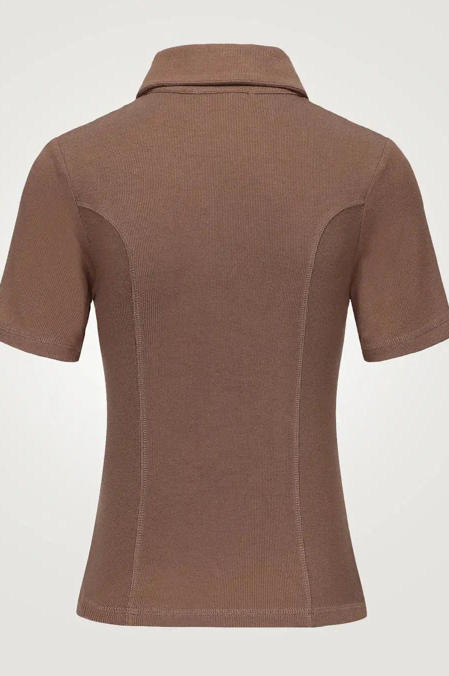 Shop Pixie and Peach Pixie & Peach Peggy Rib Polo Top T-Shirt for women – premium loungewear and festival fashion at Spoiled Brat