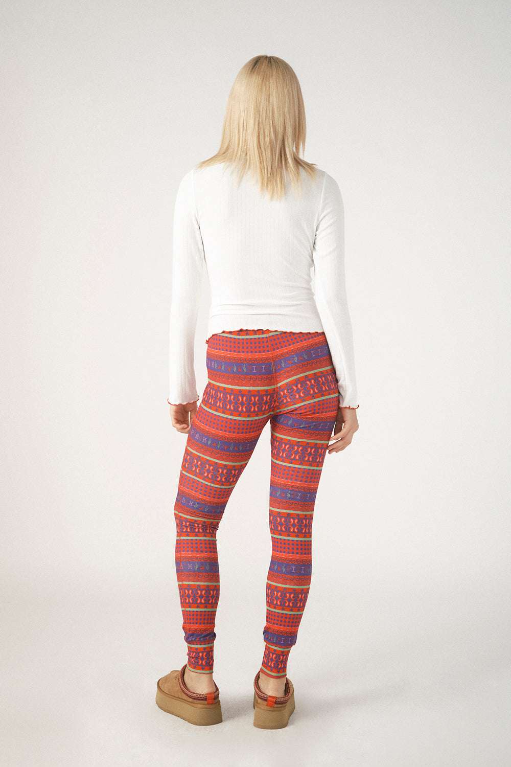 Shop Pixie and Peach Pixie & Peach Western Fairisle Set Pyjamas for women – premium loungewear and festival fashion at Spoiled Brat