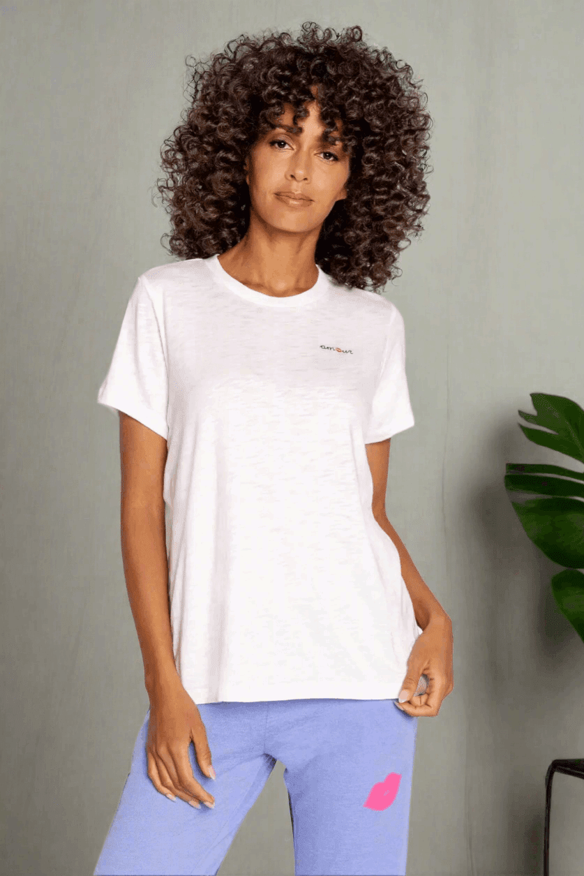 Shop PJ Salvage PJ Salvage Be Mine "Amour" T-Shirt T-Shirt for women – premium loungewear and festival fashion at Spoiled Brat