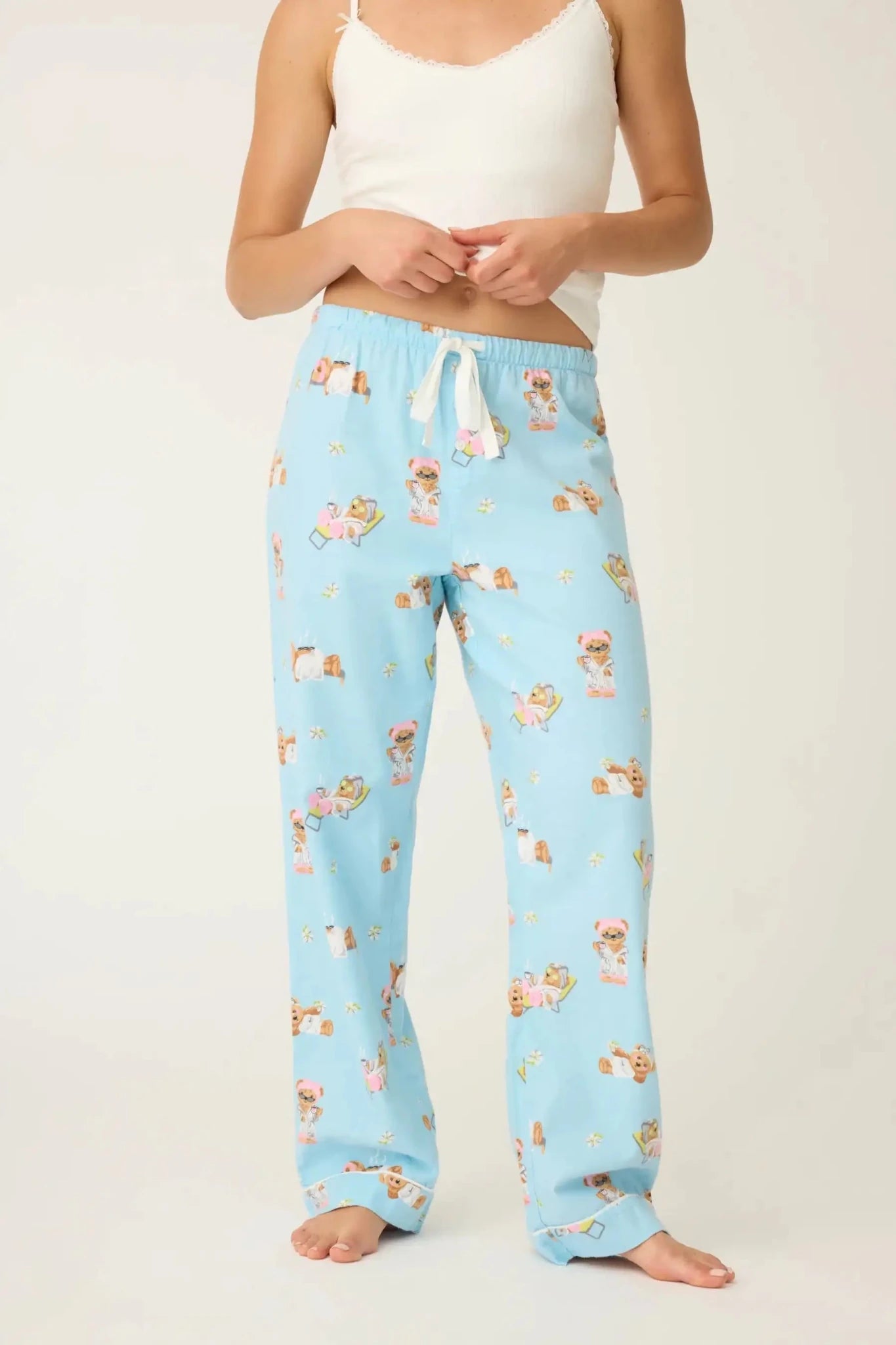 Shop PJ Salvage PJ Salvage Beary Cute Bear Print Flannel PJ Pants Pyjamas for women – premium loungewear and festival fashion at Spoiled Brat