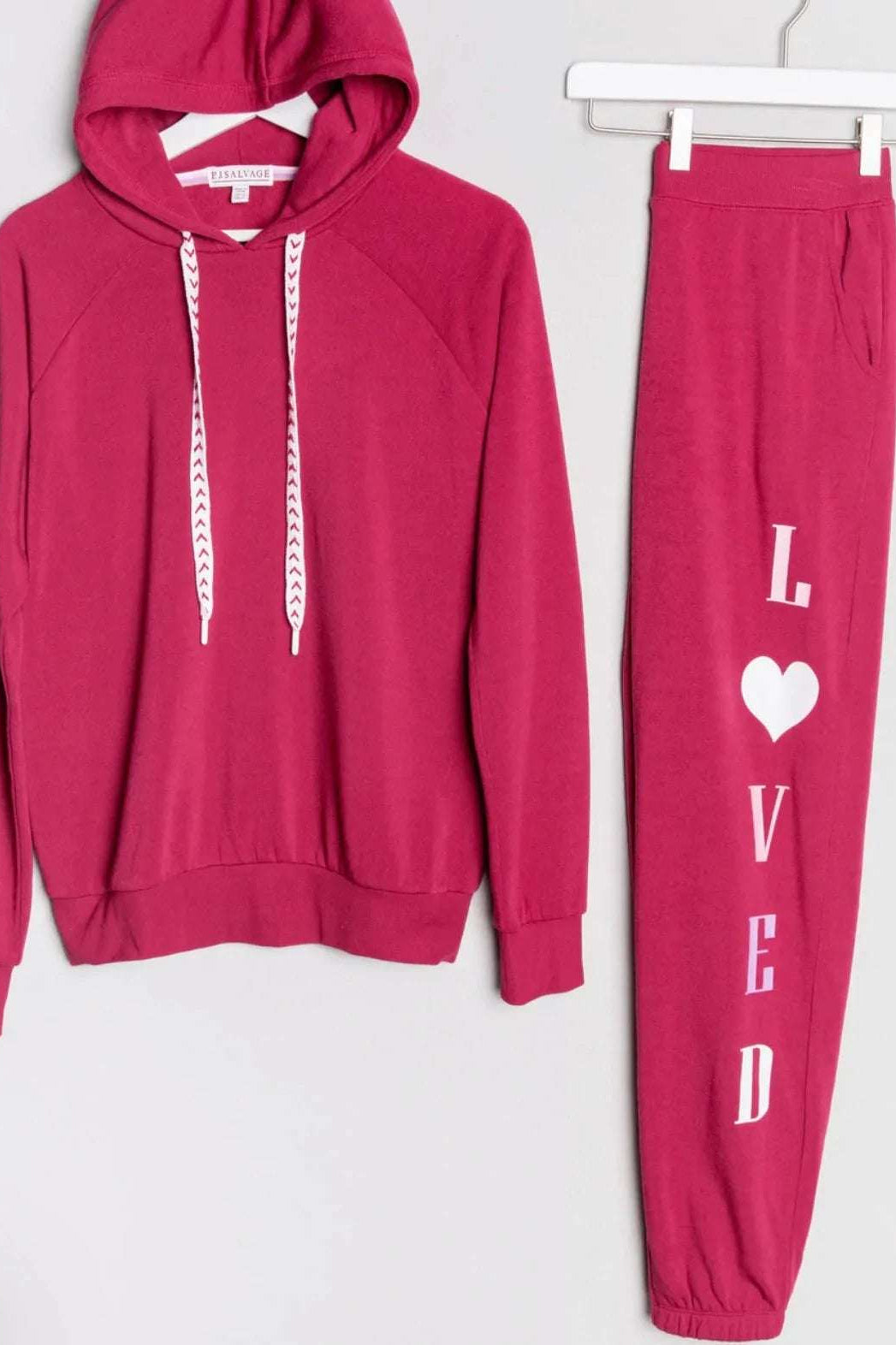 Shop PJ Salvage PJ Salvage Feeling Loved Sweatpants Jogger Bottoms for women – premium loungewear and festival fashion at Spoiled Brat