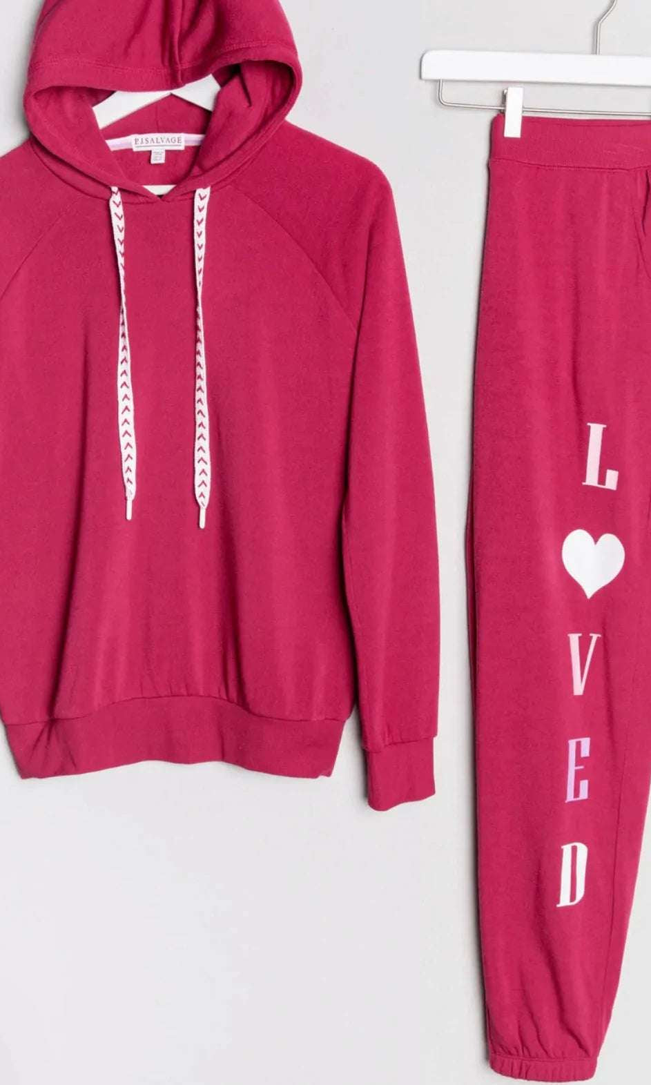 Shop PJ Salvage PJ Salvage Feeling Loved Sweatpants Jogger Bottoms for women – premium loungewear and festival fashion at Spoiled Brat