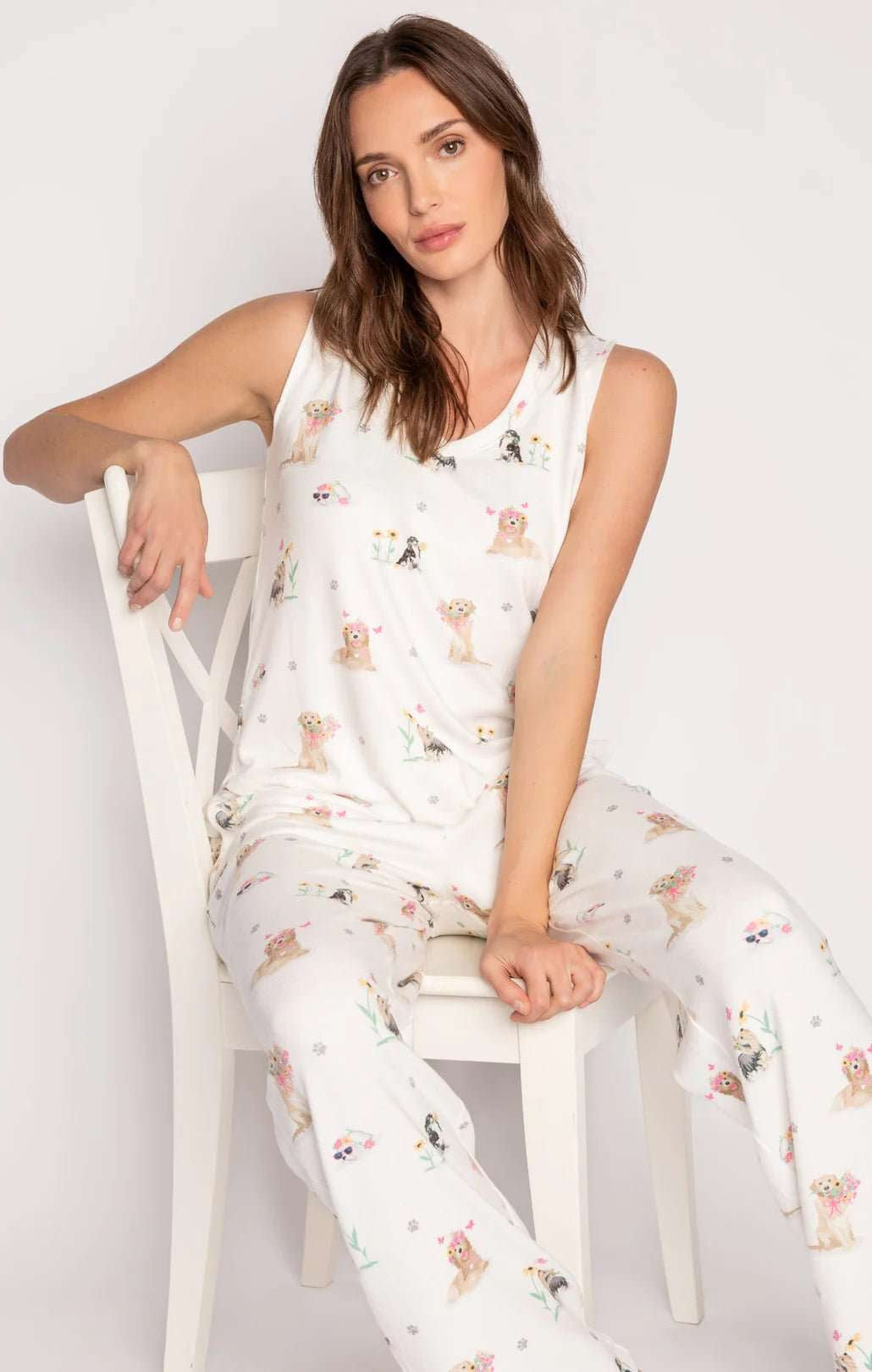 Shop PJ Salvage PJ Salvage Garden Party Lounge Pyjama Set Pyjamas for women – premium loungewear and festival fashion at Spoiled Brat