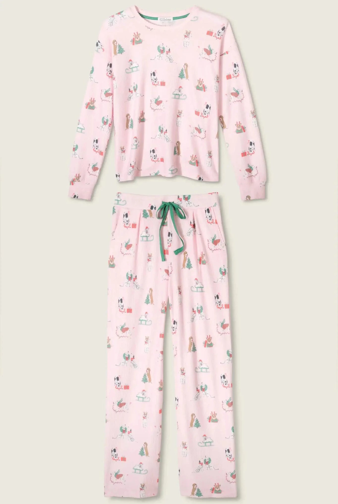 Shop PJ Salvage PJ Salvage Peace & Pawlidays Dog Print PJ Top Pyjamas for women – premium loungewear and festival fashion at Spoiled Brat