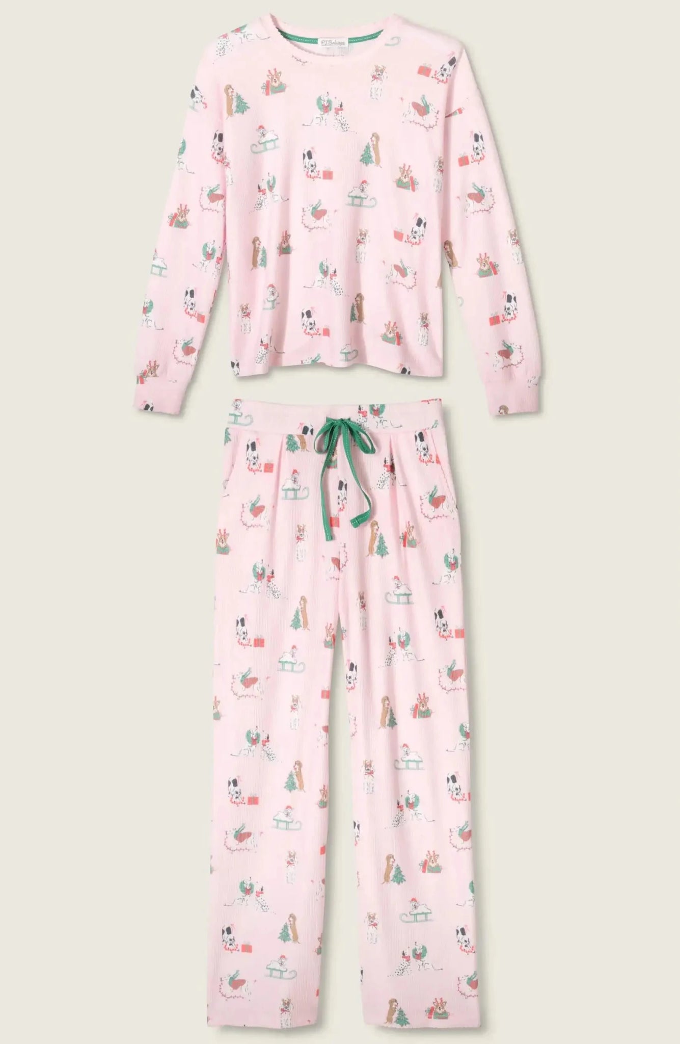 Shop PJ Salvage PJ Salvage Peace & Pawlidays Dog Print PJ Top Pyjamas for women – premium loungewear and festival fashion at Spoiled Brat