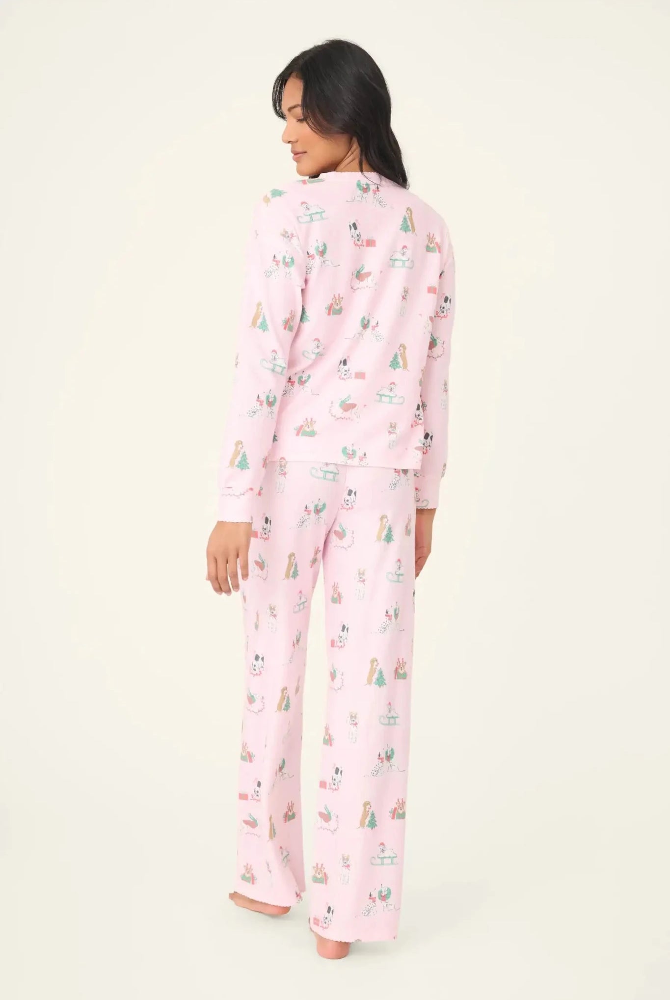 Shop PJ Salvage PJ Salvage Peace & Pawlidays Dog Print PJ Top Pyjamas for women – premium loungewear and festival fashion at Spoiled Brat