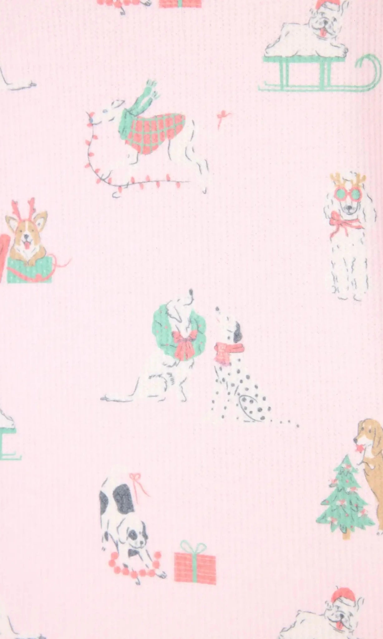 PJ Salvage Peace & Pawlidays Dog Print PJ Top by PJ Salvage – Pyjamas – Pink | Spoiled Brat UK