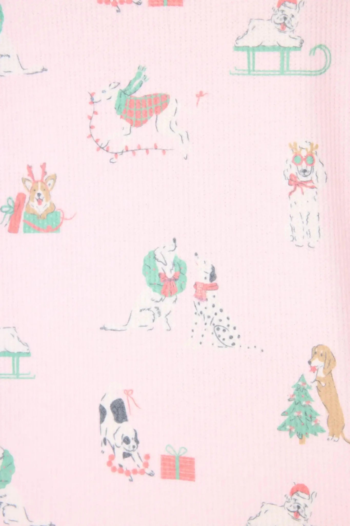 PJ Salvage Peace & Pawlidays Dog Print PJ Top by PJ Salvage – Pyjamas – Pink | Spoiled Brat UK