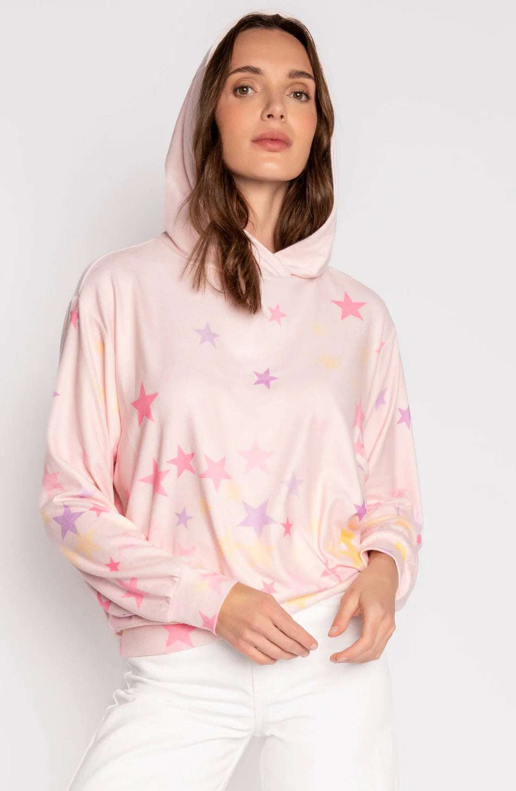 PJ Salvage Peach Party Star Hoodie by PJ Salvage – Hoodie – S | Spoiled Brat UK