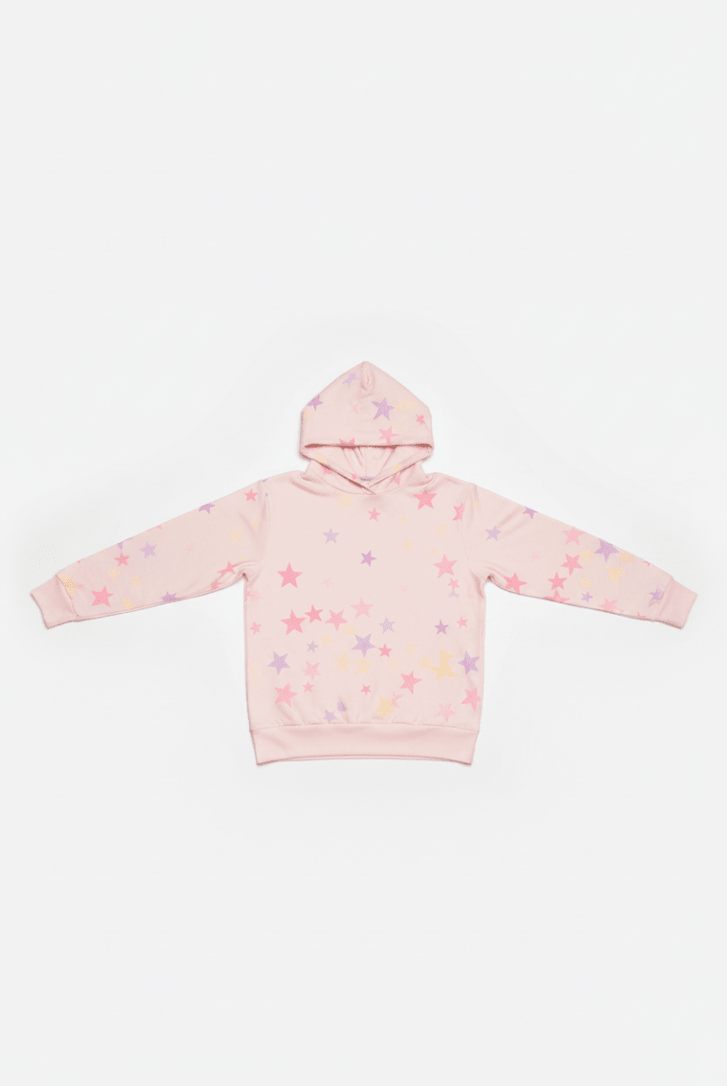 Shop PJ Salvage PJ Salvage Peach Party Star Hoodie Hoodie for women – premium loungewear and festival fashion at Spoiled Brat