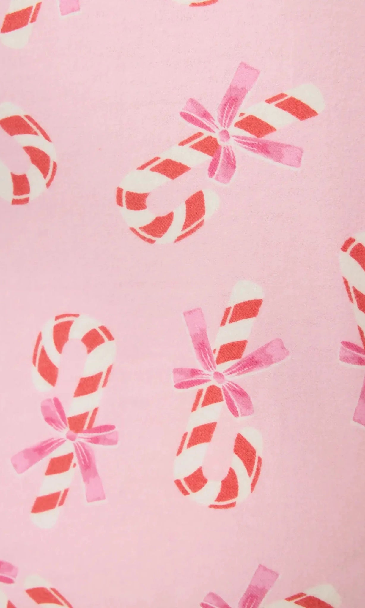 Shop PJ Salvage PJ Salvage Sweeter Than Sugar 3 - Piece Candy Cane Print Flannel PJ Set as seen on Paris Hilton Pyjamas for women – premium loungewear and festival fashion at Spoiled Brat