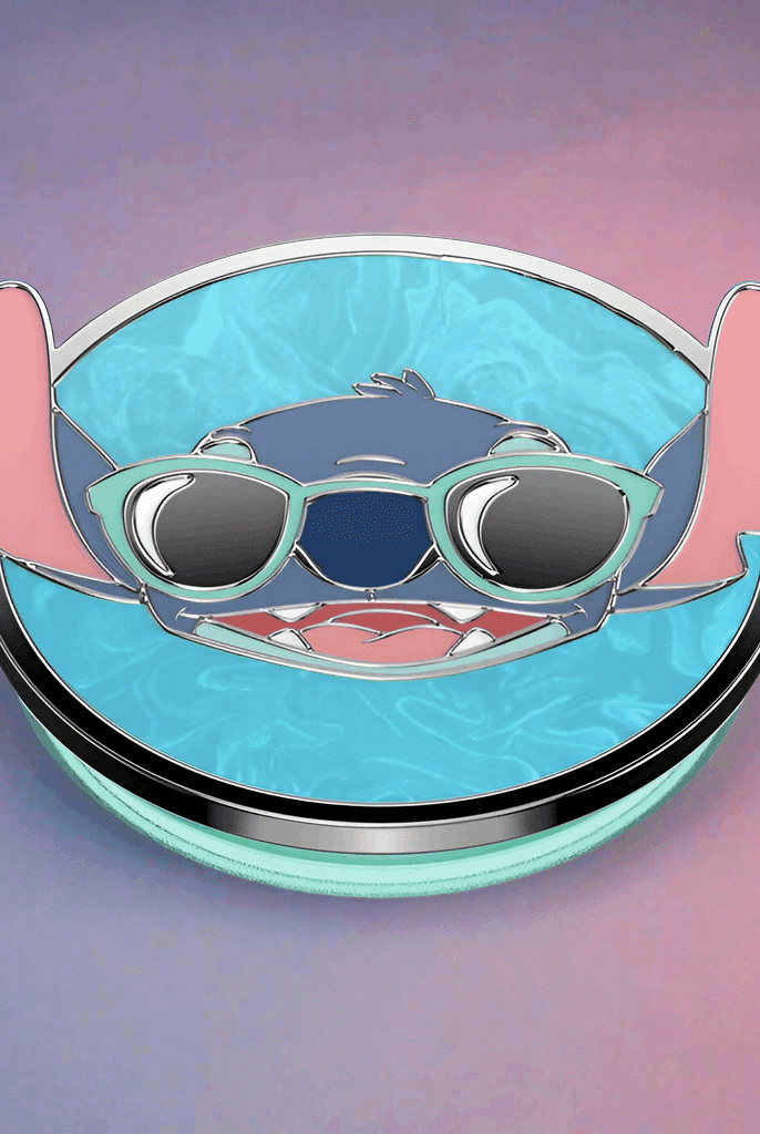 Shop Pop Sockets Pop Sockets Lilo & Stitch - Suns Out Stitch Enamel Pop Grip Tech Accessories for women – premium loungewear and festival fashion at Spoiled Brat