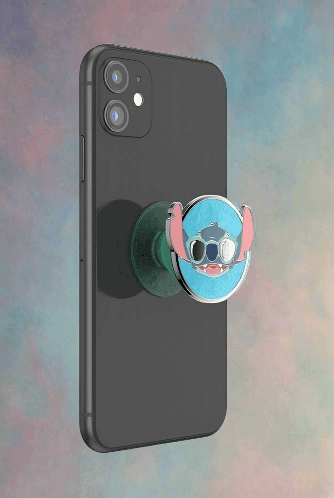 Shop Pop Sockets Pop Sockets Lilo & Stitch - Suns Out Stitch Enamel Pop Grip Tech Accessories for women – premium loungewear and festival fashion at Spoiled Brat