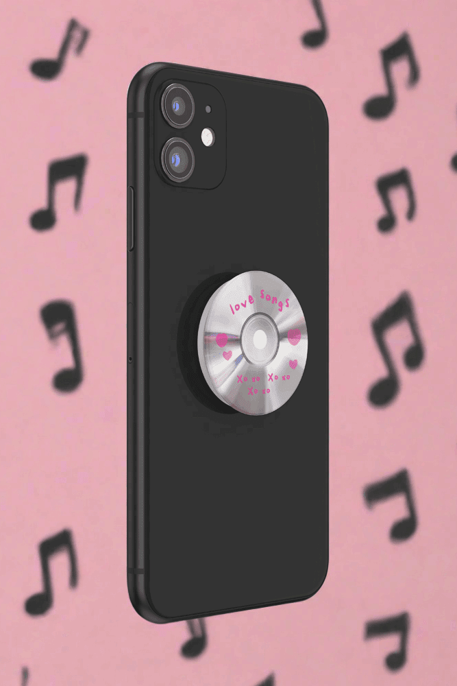 Shop Pop Sockets Pop Sockets Love Songs Pop Grip Tech Accessories for women – premium loungewear and festival fashion at Spoiled Brat