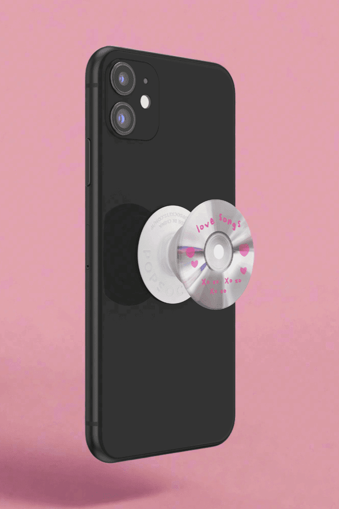 Shop Pop Sockets Pop Sockets Love Songs Pop Grip Tech Accessories for women – premium loungewear and festival fashion at Spoiled Brat