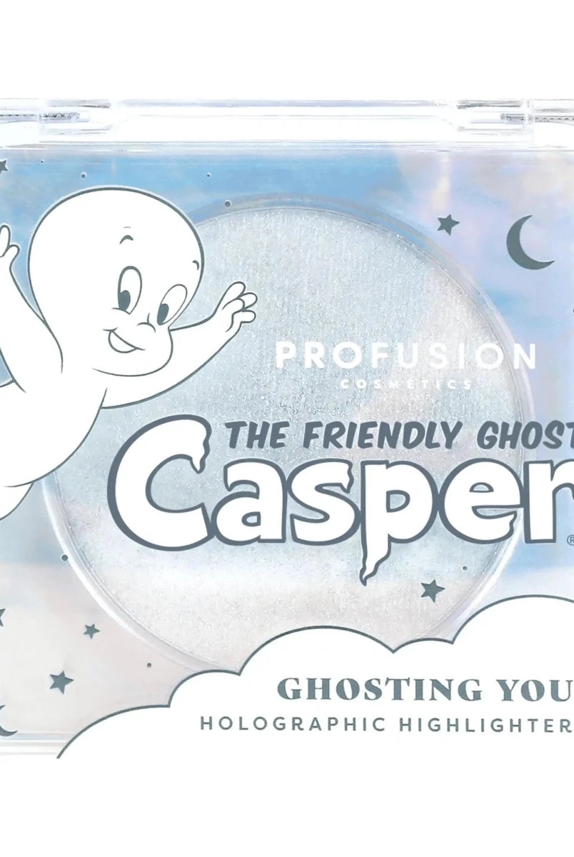 Shop Profusion Cosmetics Profusion Cosmetics Casper the Friendly Ghost Holographic Highlighter Makeup Brushes for women – premium loungewear and festival fashion at Spoiled Brat