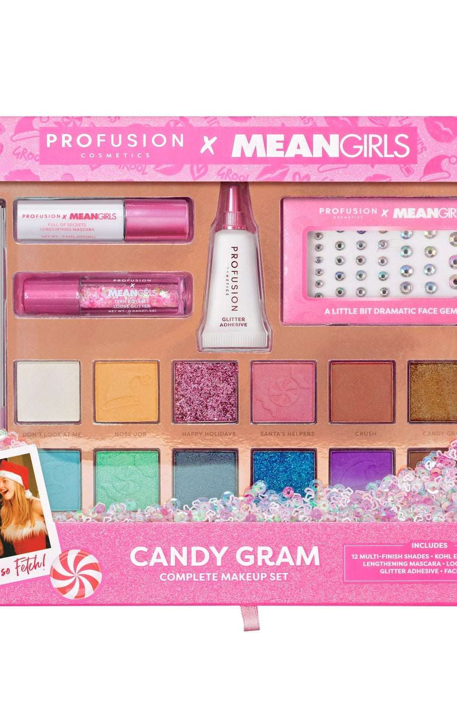 Shop Profusion Cosmetics Profusion Cosmetics Mean Girls Candy Gram Complete Makeup Kit Eyeshadow for women – premium loungewear and festival fashion at Spoiled Brat