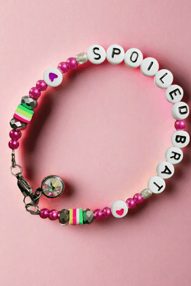 Shop Rad and Refined Rad & Refined Spoiled Brat Beaded Bracelet Anklet for women – premium loungewear and festival fashion at Spoiled Brat