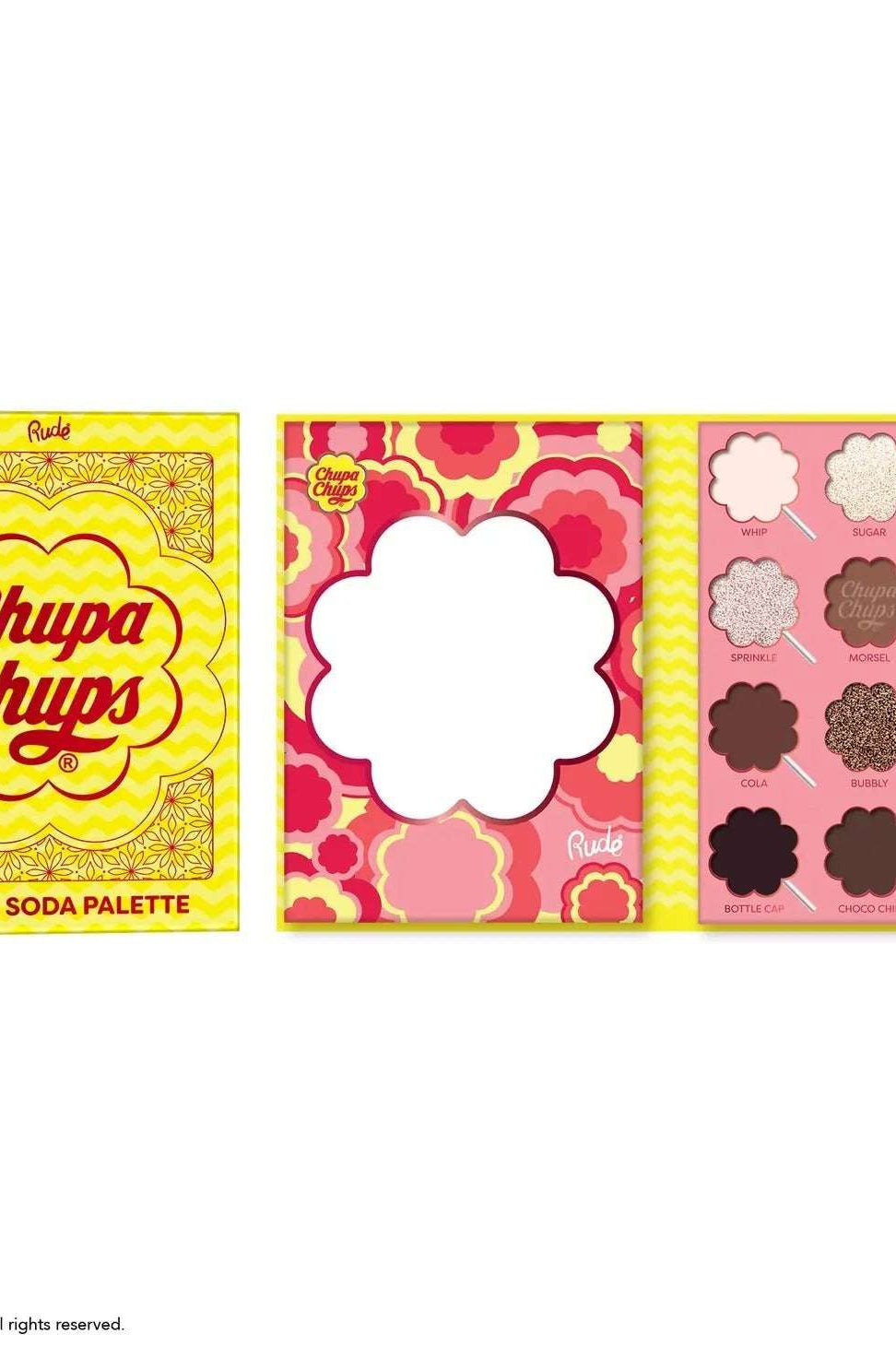 Rude Cosmetics Chupa Chups Cream Soda 12 Colour Palette Eyeshadow by Rude Cosmetics as seen on celebrities