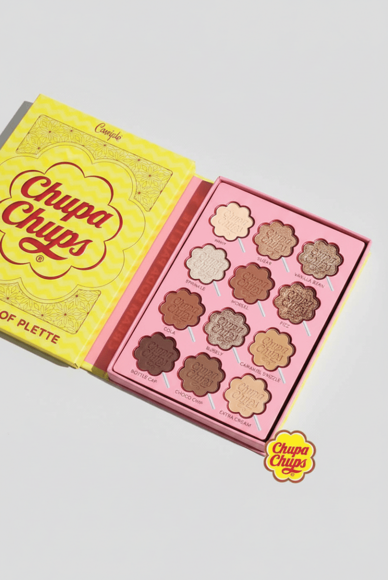 Shop Rude Cosmetics Rude Cosmetics Chupa Chups Cream Soda 12 Colour Palette Eyeshadow for women – premium loungewear and festival fashion at Spoiled Brat