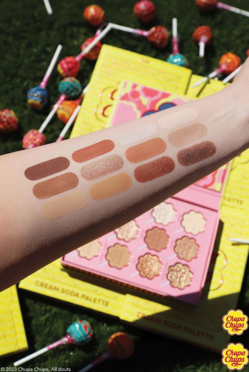 Shop Rude Cosmetics Rude Cosmetics Chupa Chups Cream Soda 12 Colour Palette Eyeshadow for women – premium loungewear and festival fashion at Spoiled Brat