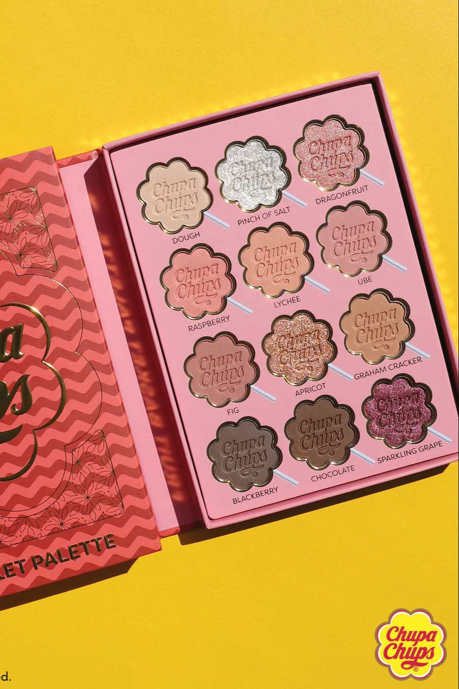 Shop Rude Cosmetics Rude Cosmetics Chupa Chups Fruit Basket 12 Colour Palette Eyeshadow for women – premium loungewear and festival fashion at Spoiled Brat