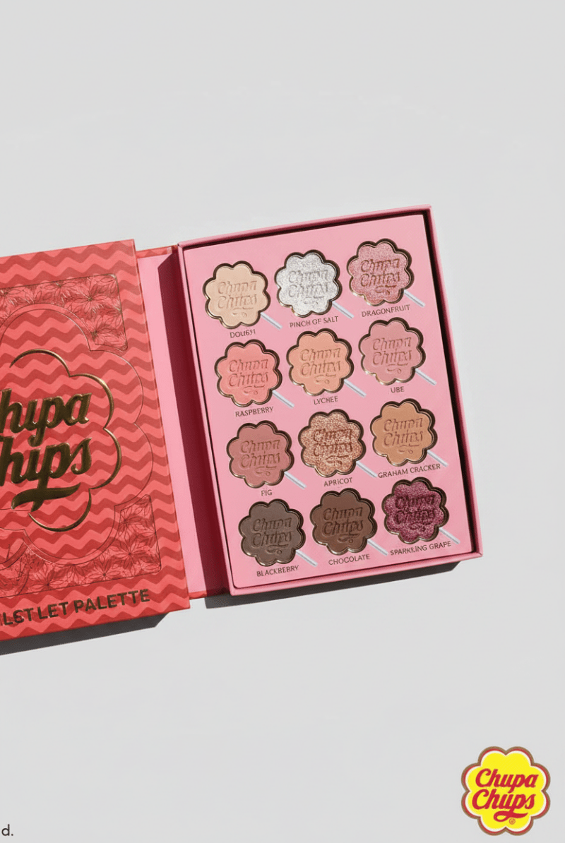 Shop Rude Cosmetics Rude Cosmetics Chupa Chups Fruit Basket 12 Colour Palette Eyeshadow for women – premium loungewear and festival fashion at Spoiled Brat