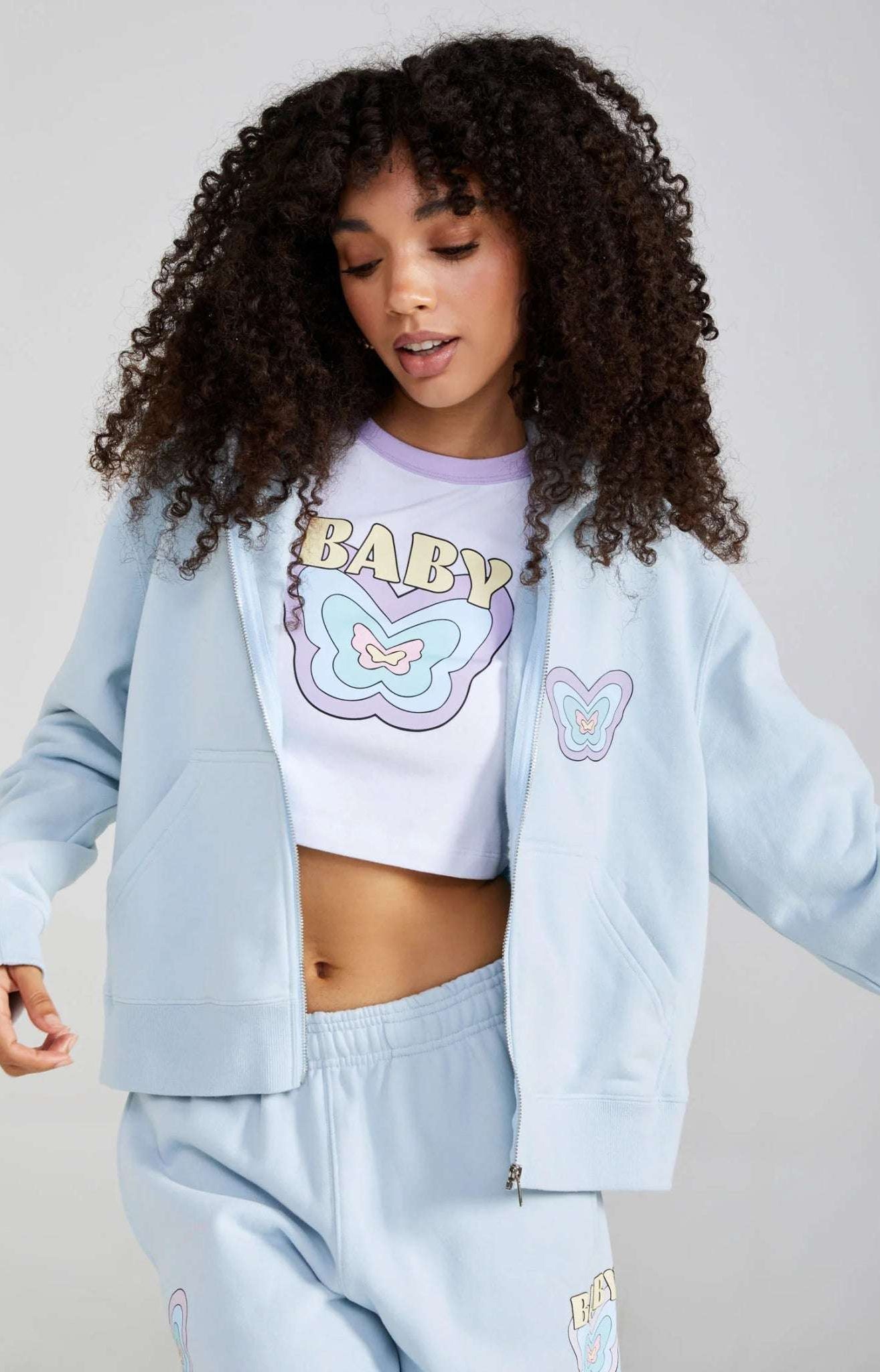 Samii Ryan Baby Zip Up Hoodie Hoodie by Samii Ryan as seen on celebrities