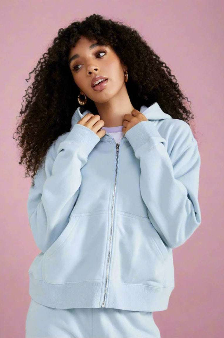 Shop Samii Ryan Samii Ryan Baby Zip Up Hoodie Hoodie for women – premium loungewear and festival fashion at Spoiled Brat