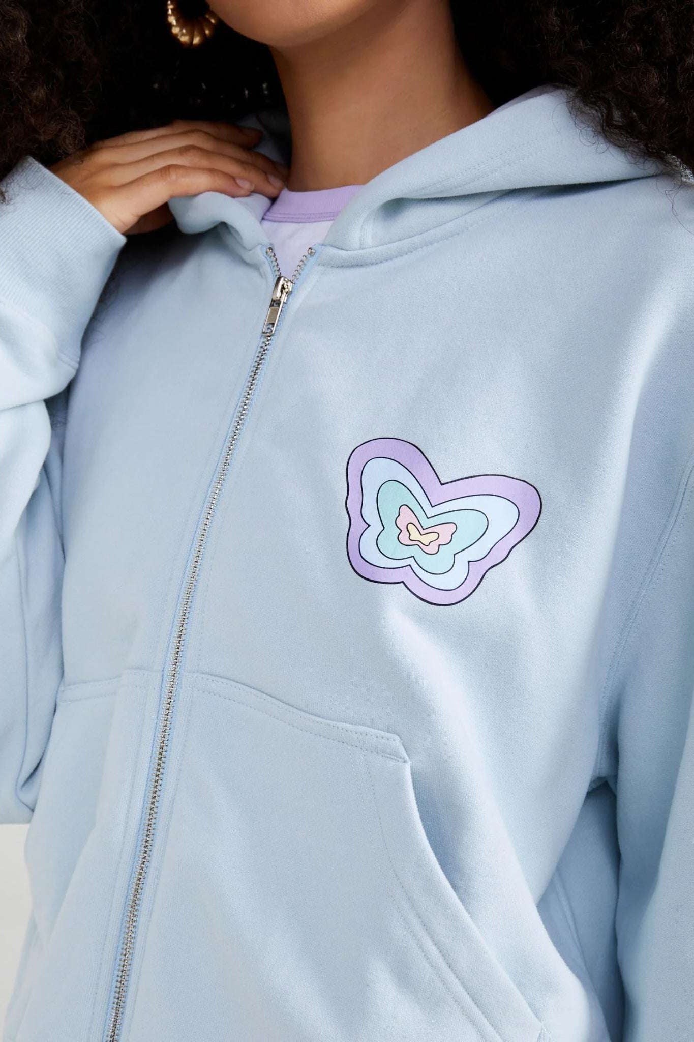 Samii Ryan Baby Zip Up Hoodie Hoodie by Samii Ryan as seen on celebrities