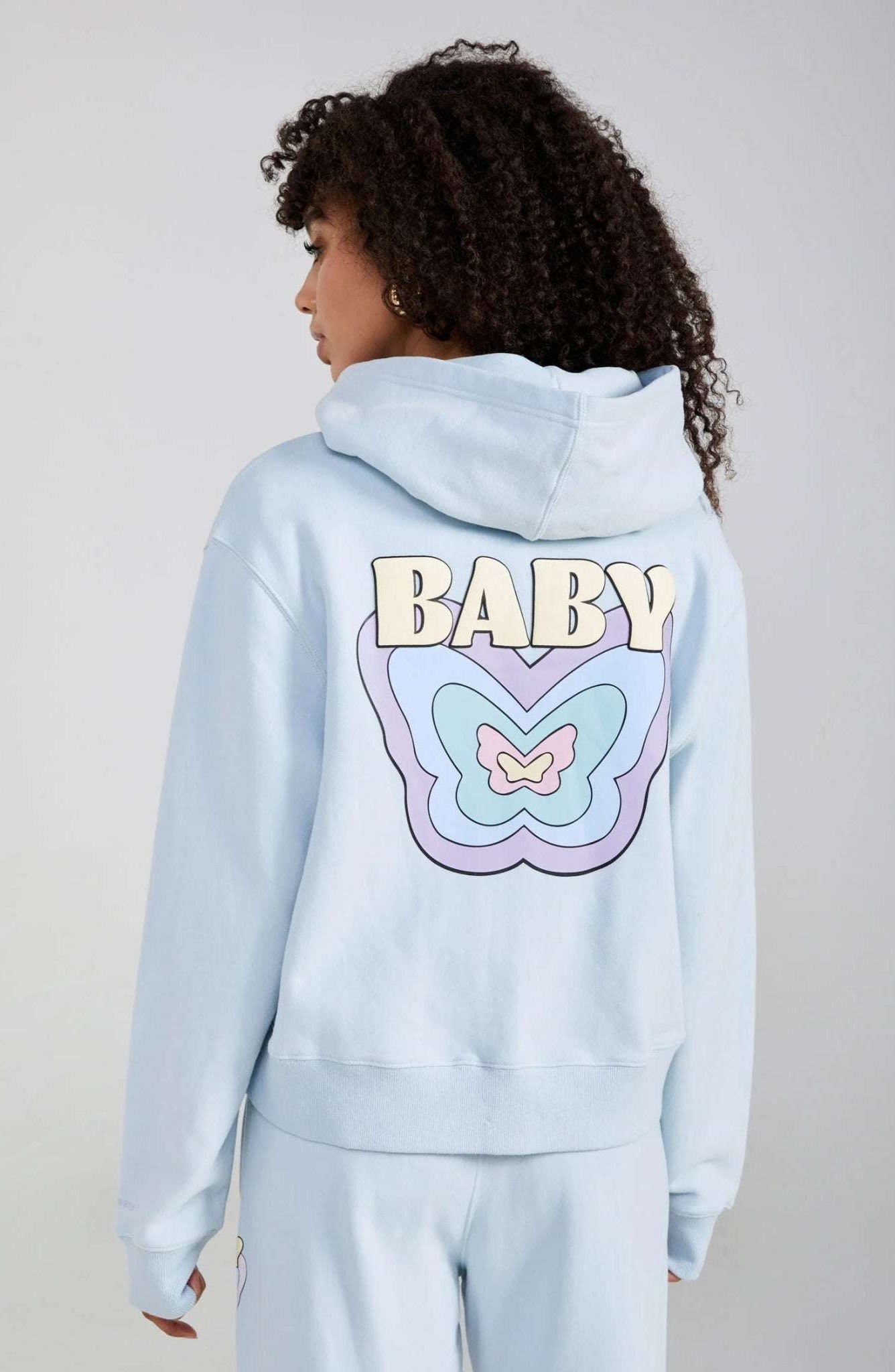 Samii Ryan Baby Zip Up Hoodie by Samii Ryan – Hoodie – Blue | Spoiled Brat UK