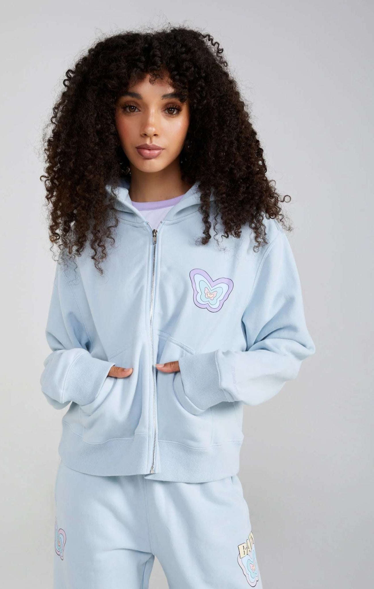 Shop Samii Ryan Samii Ryan Baby Zip Up Hoodie Hoodie for women – premium loungewear and festival fashion at Spoiled Brat