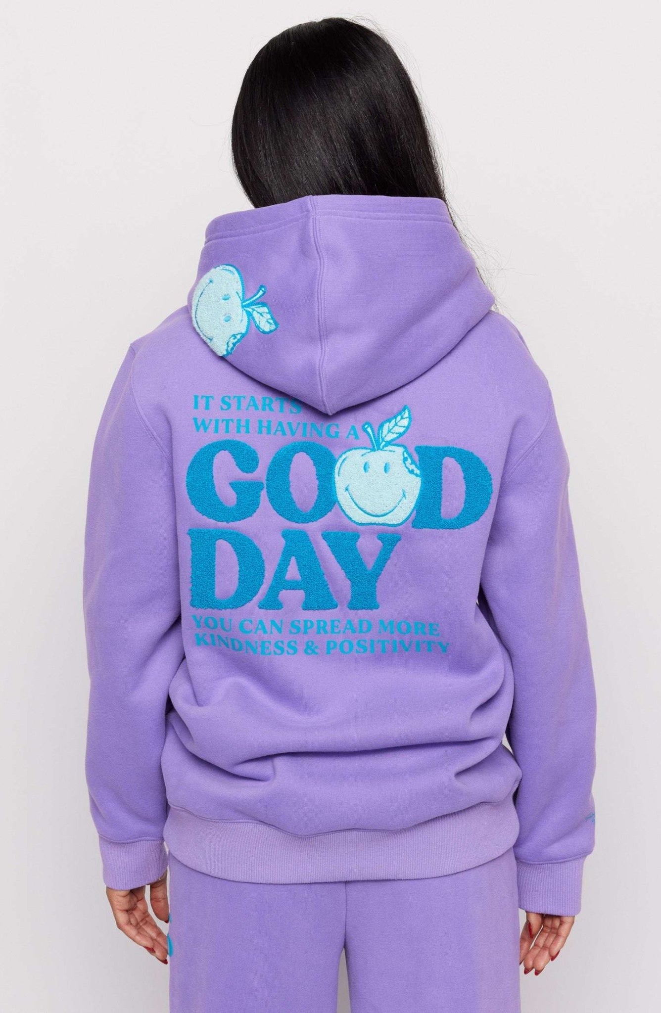 Samii Ryan Good Day Smileyworld Hoodie by Samii Ryan – Hoodie – Purple | Spoiled Brat UK