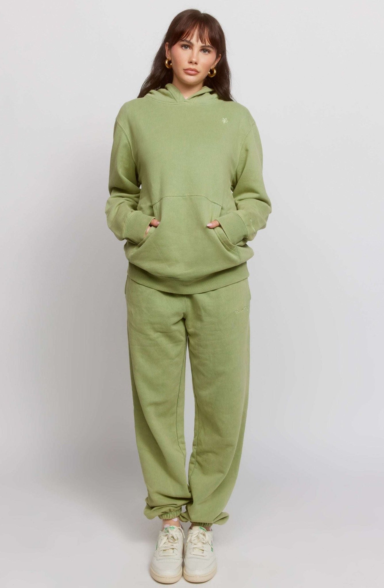 Samii Ryan Olive Hoodie by Samii Ryan – Hooded Sweatshirt – S | Spoiled Brat UK