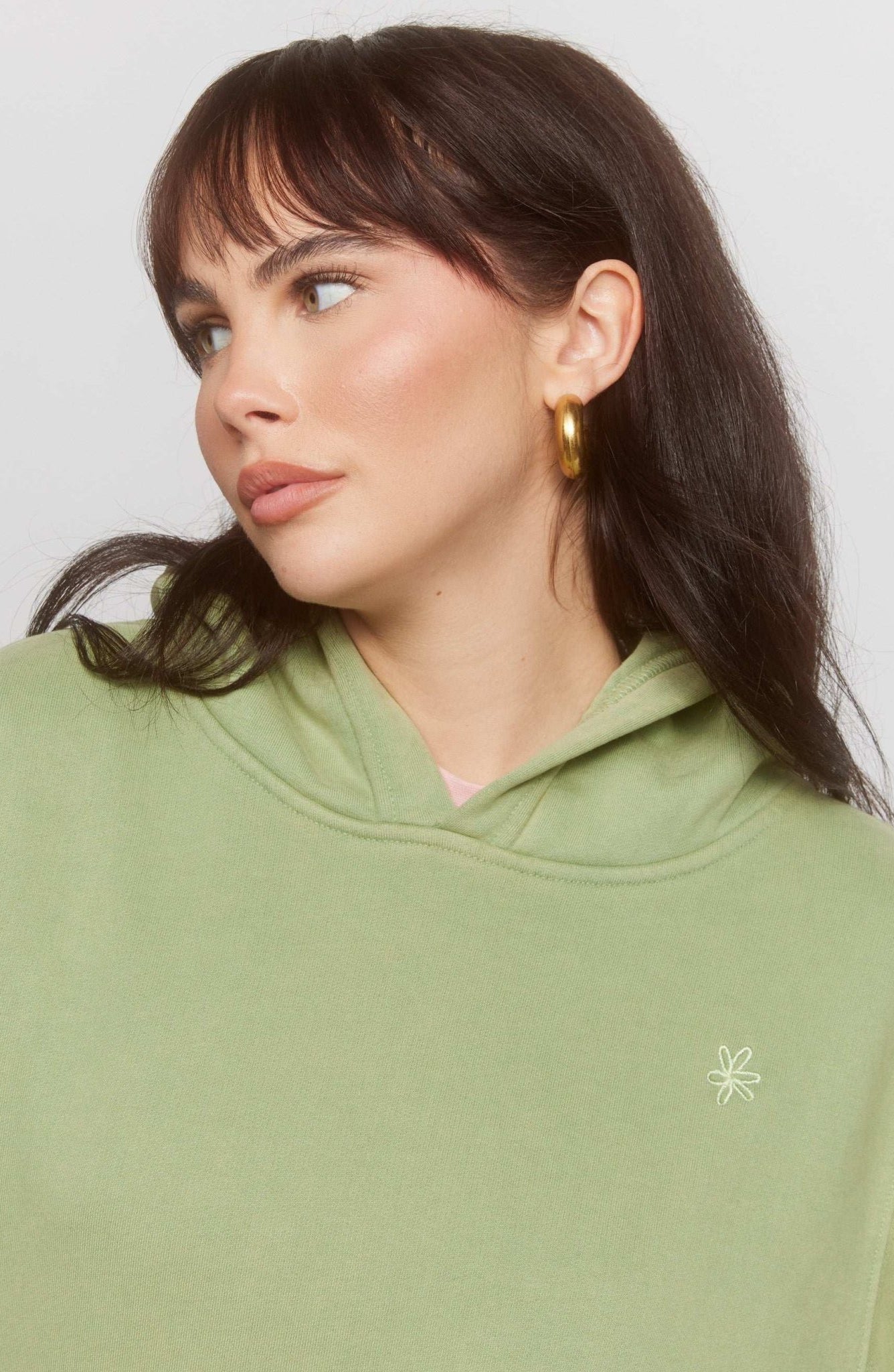 Samii Ryan Olive Hoodie by Samii Ryan – Hooded Sweatshirt – S | Spoiled Brat UK