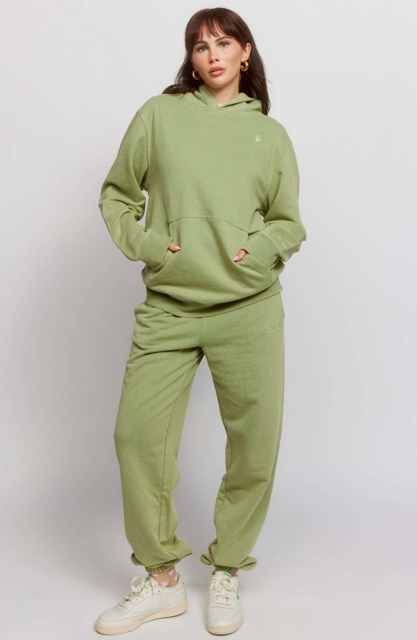 Samii Ryan Olive Hoodie by Samii Ryan – Hooded Sweatshirt – S | Spoiled Brat UK