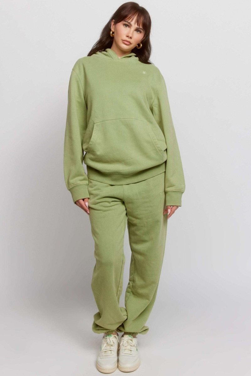 Shop Samii Ryan Samii Ryan Olive Hoodie Hooded Sweatshirt for women – premium loungewear and festival fashion at Spoiled Brat