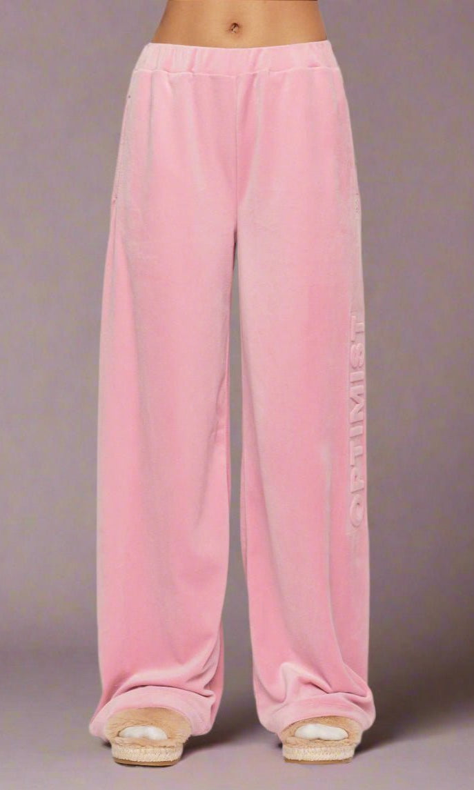 Shop Samii Ryan Samii Ryan Optimist Velour Sweatpants Sweatpants for women – premium loungewear and festival fashion at Spoiled Brat
